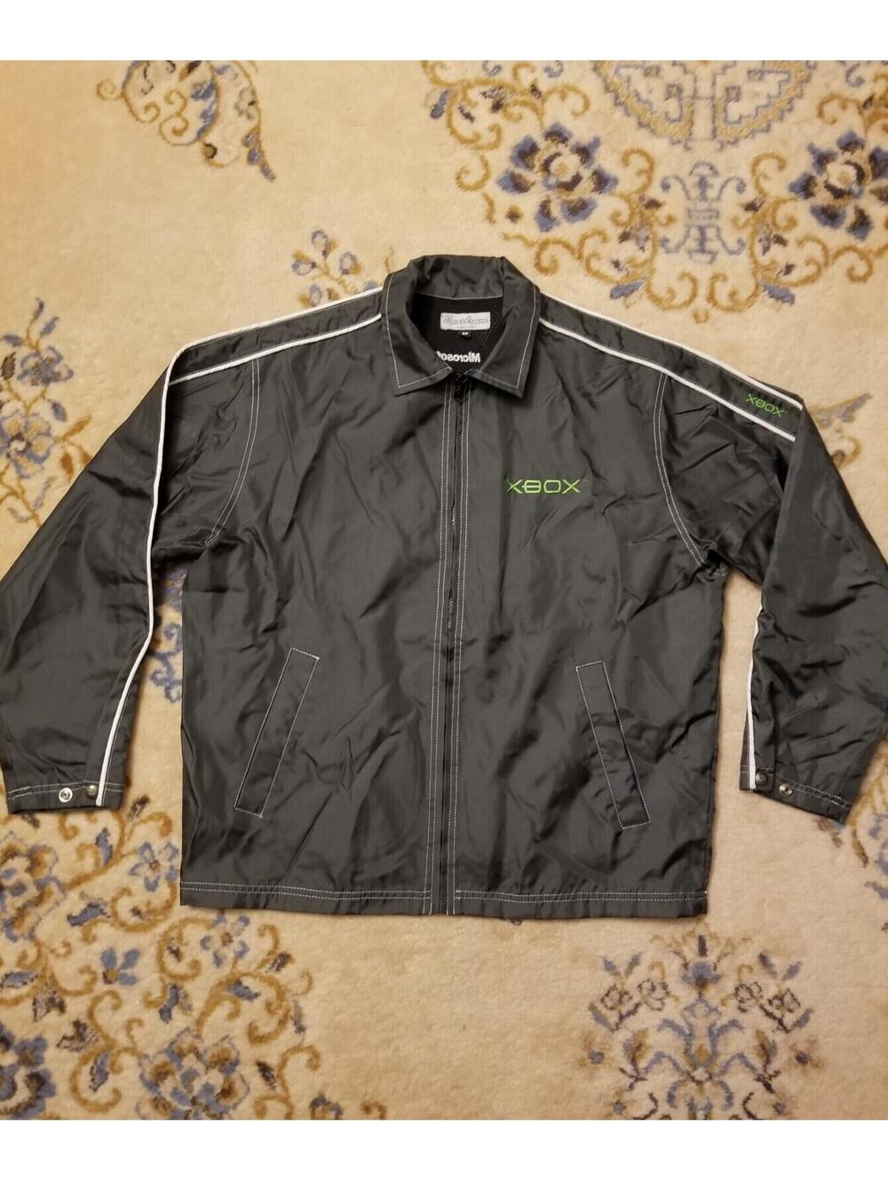 RARE Original Xbox Jacket VTG Made Canada Mens S Boardroom Microsoft Retro Halo